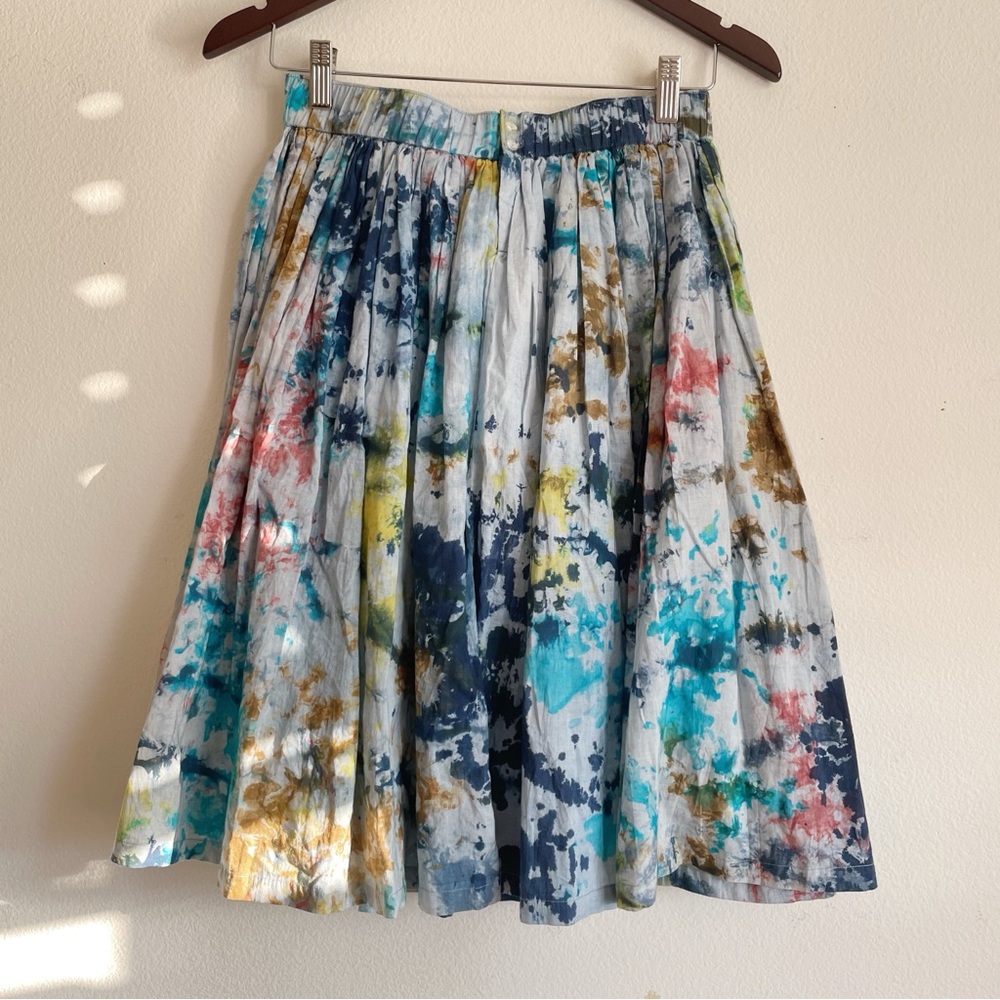 Perks and Mini Multicolor Tie-Dye Midi Skirt - Picture 3 of 8